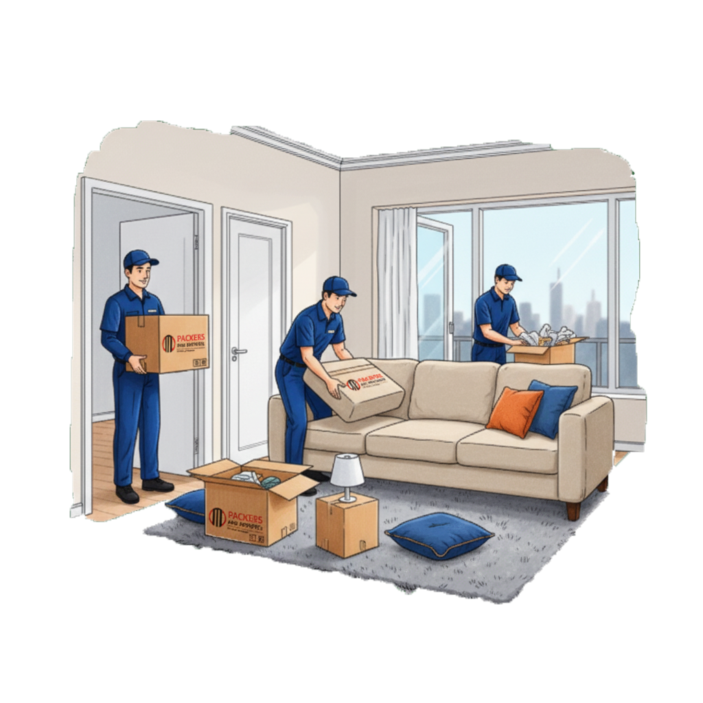 om packers and movers unpacking and setup